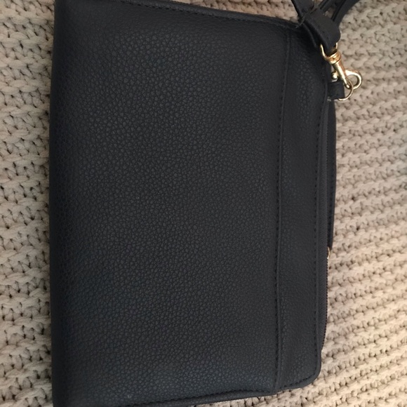 Jessica Simpson Navy and Taupe crossbody purse - Picture 2 of 4